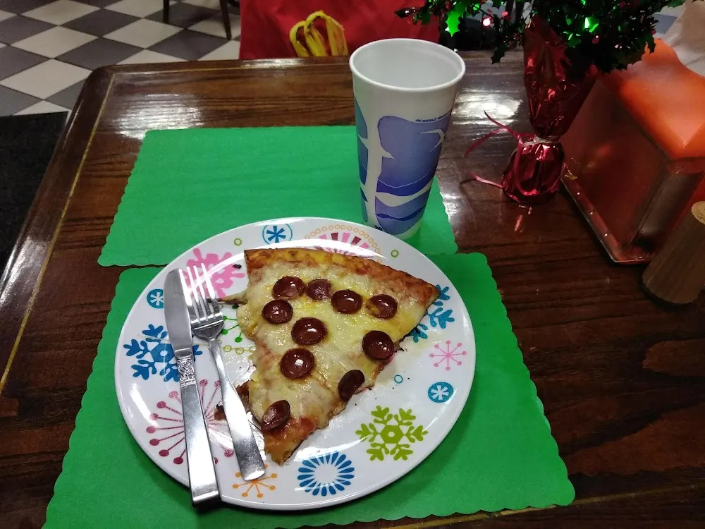 2 Slices and a Fountain Soda 5 00 Dollars Special Pizza